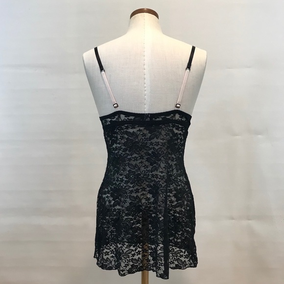 APT.9 Women’s Lace Babydoll Black/Pink 1 pcs only - Picture 2 of 8